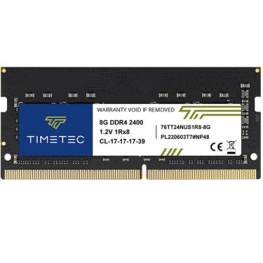 Imagem de Memória ram Timetec 8 gb DDR4 2400 MHz, 260 pinos, laptop sodimm