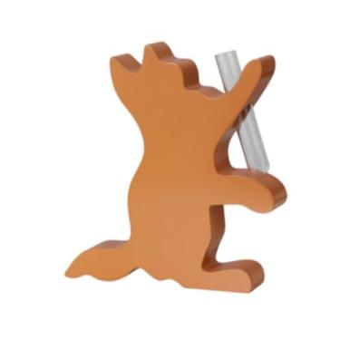 Imagem de XLWLLNJ Vaso de flor Bunny Modelo Bunny Figure Plantas minimalistas Pote de flor Pote de flor para quarto quarto de jantar estante de férias estante de férias, Laranja