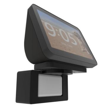 Imagem de Suporte Stand All In One de Tomada Compatível com Amazon Alexa Echo Show 5 - Smart Speaker Home - Alto Falante Inteligente (Suporte para Tomada Vertical - Preto)