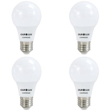 Imagem de 4 Lâmpada Inteligente CONTROLED Sensor de Presença 9W Bivolt 2700K OUR