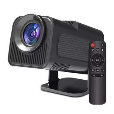 Imagem de Projetor Portatil Hy320, Wifi Bluetooth 5.0, Com Controle Remoto, Bivolt, 12000lm, 1080p Nativo Suporta 4K (Bivolt)