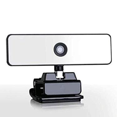 Imagem de Webcam HD 1080p com microfone, foco automático, câmera facial com microfone duplo e para PC, Mac, laptop, desktop, chamadas de vídeo, chamadas de vídeo, gravação de conferência, 2 megapixels, adequado