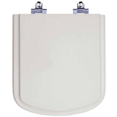 Imagem de Assento Sanitário Laqueado Soft Close Bali Cinza Platina (cinza Claro) Para Vaso Incepa