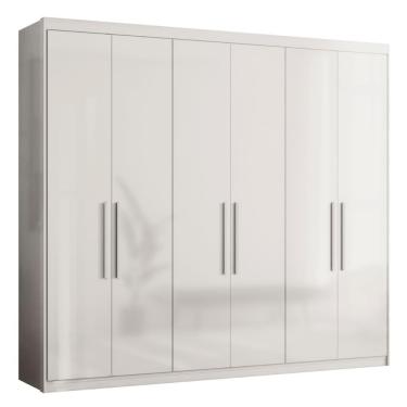 Imagem de Guarda Roupa Venice Casal Quarto com 6 Portas e 4 Gavetas