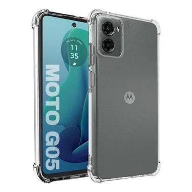 Imagem de Capa Capinha Silicone TPU Anti Impactos Para Moto G05 Transparente - L