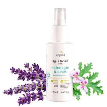 Imagem de Água Tônica Facial Hidratante Vegana Lavanda e Gerânio WNF 120ml