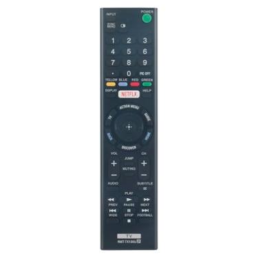 Imagem de PerFascin RMT-TX100U Controle remoto universal adequado para Sony-TV-Remote, para todas as Smart TVs Sony Bravia LCD LED HD XBR75X850C XBR-55X855C KDL-50W800C KDL-50W800380 KDL-50W800BUN1 com botões