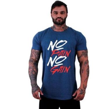 Imagem de Camiseta Longline MXD  No Pain No Gain Masculina-Masculino