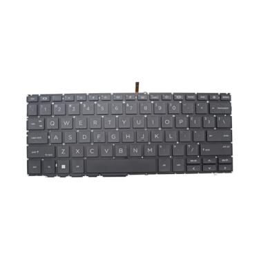 Imagem de Novo teclado de substituição para laptop HP Elitebook 840 G9 G10 845 G9 G10 830 G9 G10 835 G9 G10 ZBook Firefly 14 G9 14 G10 teclado retroiluminado EUA