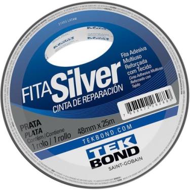 Imagem de Fita de ALTA Resistência Silver Prata 48MM X 25M - Tekbond