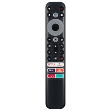 Imagem de RC902V FMR5 Controle remoto de substituição por voz adequado para TCL Google Smart TV e Android TV 43P725 50P725 55P725 65P725 75P725 55C728 75C728 55C828 65C828 C835 X99 25PRO 65 X925 43P725G 43P737