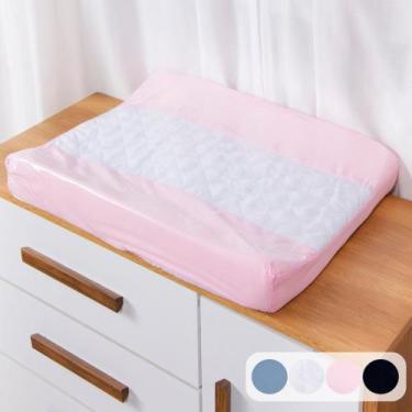Imagem de Trocador de Fraldas Anatômico Matelado Impermeável Cômoda Bebê Enxovai