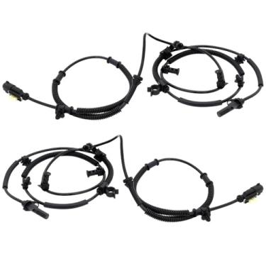 Imagem de VCAUTO Kit de sensor de velocidade da roda ABS 2X traseiro esquerdo + direito para Ford F-150 2011 2012 2013 2014 (não serve para submodelo SVT Raptor)