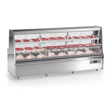 Imagem de Balcão De Açougue Refrigerado Turino Aço Inox 220v Grta-300 Ai Gelopar