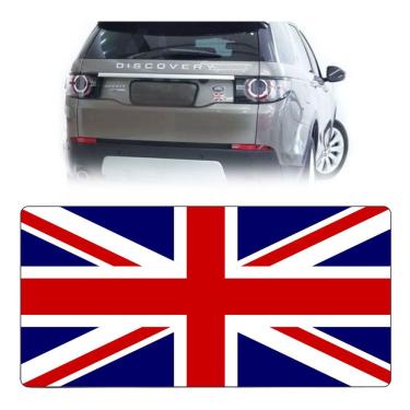 Imagem de Adesivo Resinado Bandeira Land Rover Reino Unido Inglaterra Vermelho