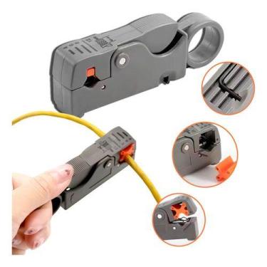 Imagem de Descascador De Cabo Coaxial Rg6 Rg59 Rg58 Com Ajuste - j&B