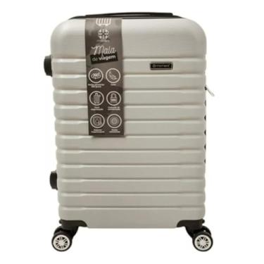 Imagem de Mala De Viagem Bordo Unisex Rodinhas 360º Abs Resistente (Cinza)