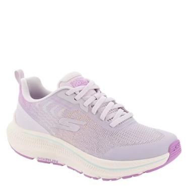 Imagem de Skechers Tênis feminino Go Run Consistent 2.0 respirável confortável, Lavanda/Multi, 37