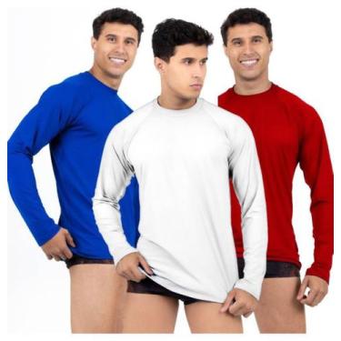 Imagem de KIT 3 Unidades Camisa térmica segunda pele snugg proteção ao frio e ao