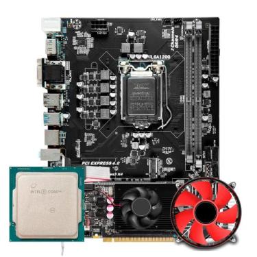 Imagem de Placa Mãe Storm-z H510 / Processador I3 10100f / Cooler / VGA GT210