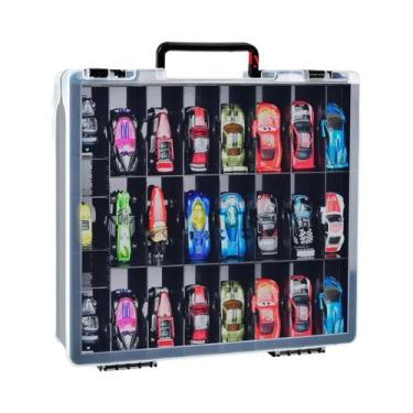 Imagem de Estojo Organizador De Brinquedos Dupla Face Para Hot Wheels, Matchbox,