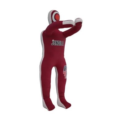 Imagem de Manequim Grappling Dummy-MMA Jiu Jitsu de luta livre feito de tecidos de lona duráveis MMA manequim (não preenchido-vermelho)