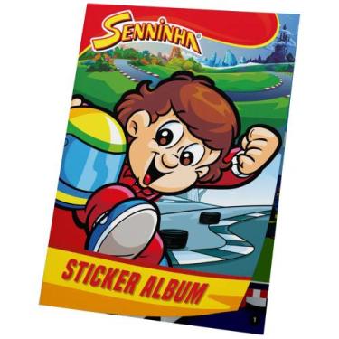 Imagem de Livro Ilustrado Senninha 30 Anos Album De Figurinhas Completo Oficial 