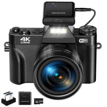 Imagem de Câmera digital VIANGER 4K 48MP para fotografia e vlogs - VJIANGER