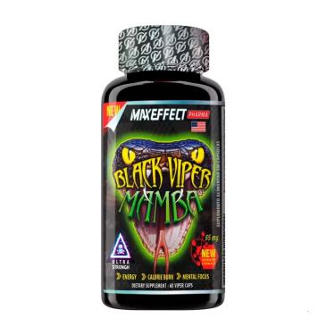 Imagem de Termogênico Black Viper Mamba 60 Caps Ultra Concentrado MaxEffect Pharma