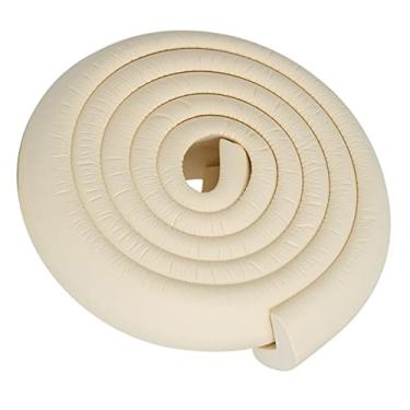 Imagem de KIMISS Protetor de Canto de Borda de Prova de bebê - Loda -las de Colisão Macia para o Pára choques para Segurança de Mesa e Móveis (Branco)