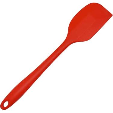 Imagem de Mini Espátula Pão Duro Raspadora Em Silicone Cozinha 21cm (Vermelho)
