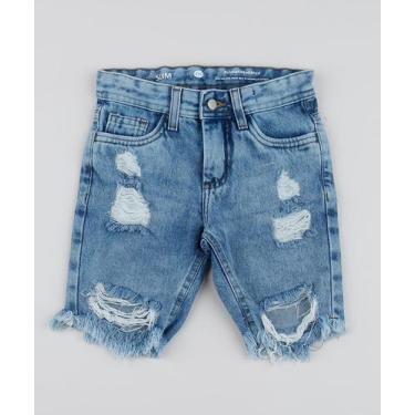 Imagem de Shorts jeans infantil masculino - Holp