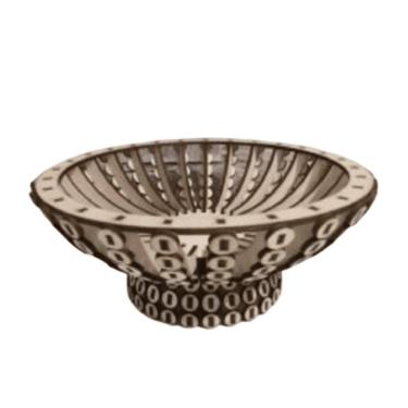 Imagem de Cesta De Fruta Corte à Laser Em Mdf