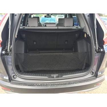 Imagem de Rede de carga elástica automotiva estilo envelope para Honda CR V 2017-2022 - Organizador e armazenamento de porta-malas premium - Rede de bagagem para crossover - Não adequada para híbridos