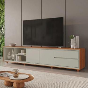 Imagem de Rack premium mavaular 2pts 2gav cinamomo off white mavaular