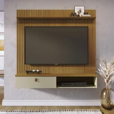 Imagem de Painel TV 55 Pol 141cm Bancada Suspensa para Sala Seluna M20 - D'Rossi