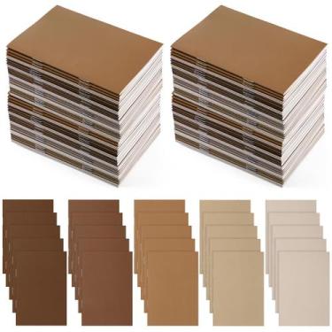 Imagem de Notebooks Eaasty Mini Pocket Notebooks 8,5x12,5 cm 50 unidades