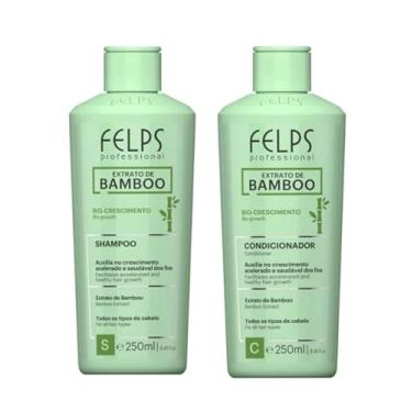 Imagem de Kit Felps Bamboo Shampoo e Condicionador 250ml cada, Felps Professionnel