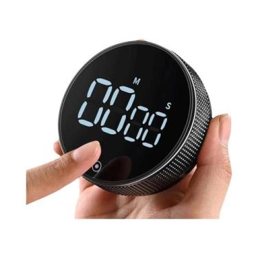 Imagem de Temporizador De Cozinha Digital Magnético Manual Contagem Regressiva D