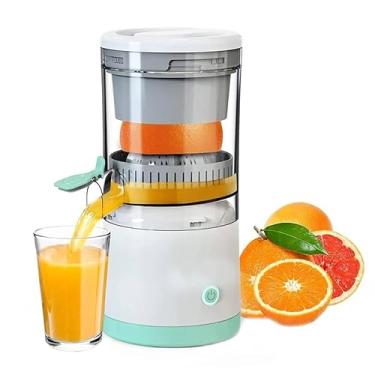 Imagem de Espremedor elétrico recarregável – Máquina de suco cítrico com USB e escova de limpeza portátil para laranja, limão, toranja..