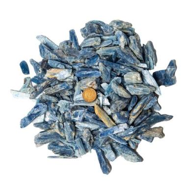 Imagem de 1 Kg Lamina de Cianita Azul Comum Qualidade Orgonite Natural - Cristai