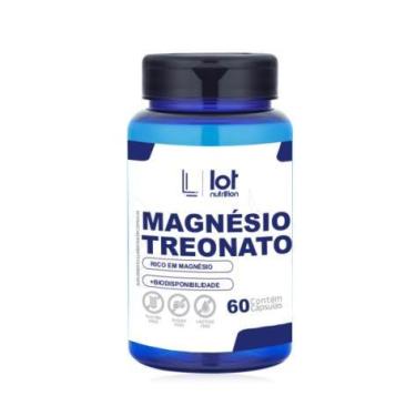 Imagem de Magnésio Treonato 450mg 60 cápsulas - LOT NUTRITION, Sem Sabor