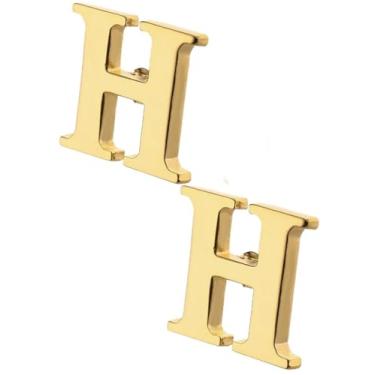 Imagem de Broches de terno de ouro e prata de ouro e prata para homens e mulheres com botões de metal, 1.4cm/1.2cm, Liga de aço, Sem Pedra Preciosa