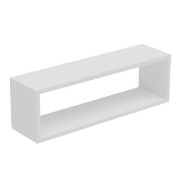 Imagem de Nicho Retangular Decorativo Trovarelli 70x15x15 Branco - Móveis Trovar