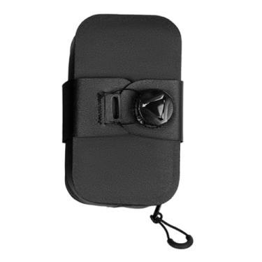 Imagem de Colaxi Bolsa de selim para bicicleta 0,5L, bolsa pequena para bicicleta, portátil para mountain bikes de estrada, à prova d'água, mochila para selim de, Preto