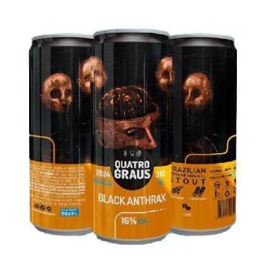 Imagem de Cerveja Quatro Graus Black Anthrax 2024 Base Lata 310ml