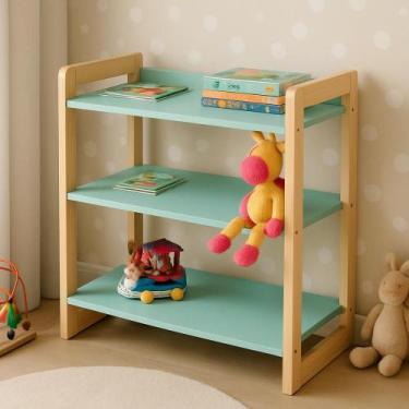 Imagem de Prateleira Multiuso MDF 3 Prateleiras Sala Quarto Escritório - Quality