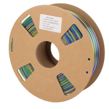 Imagem de Eujgoov Premium 1kg de 1,75 Mm PLA 3D Filamento Com 3 Cores de Alta Resistência para Artesanato e Decoração, Com Precisão Dimensional de ± 0,02 Mm