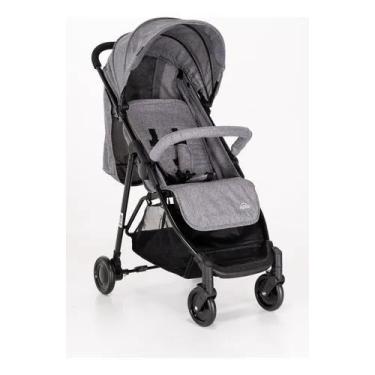 Imagem de Carrinho De Bebê Até 22kg Compacto Berço e Passeio Tour Ápia Cinza - Á