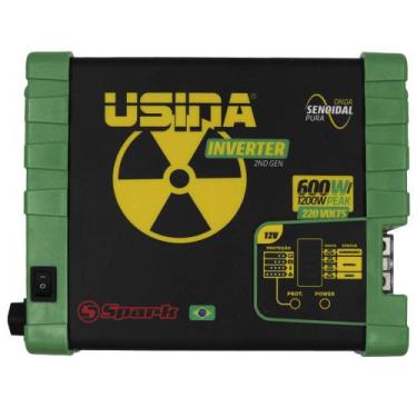Imagem de Inversor de Tensão Senoidal Usina Inverter 600W 12V DC - 220V AC - 120